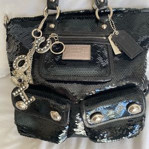 COACH Poppy Spotlight Sequin bag